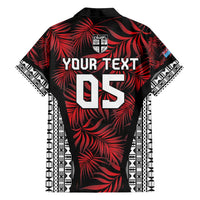 Custom Flying Fijians Rugby 2024 Pacific Family Matching Off Shoulder Maxi Dress and Hawaiian Shirt Go Fiji