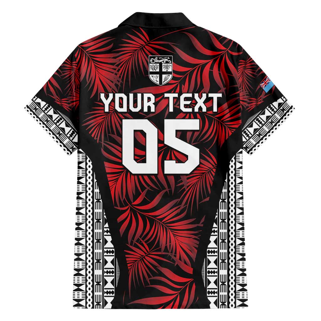 Custom Flying Fijians Rugby 2024 Pacific Family Matching Short Sleeve Bodycon Dress and Hawaiian Shirt Go Fiji