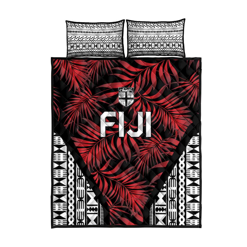 Flying Fijians Rugby 2024 Pacific Quilt Bed Set Go Fiji
