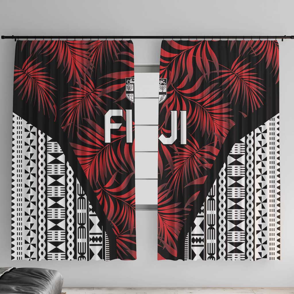 Flying Fijians Rugby 2024 Pacific Window Curtain Go Fiji