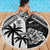 New Zealand And Fiji Rugby 2024 Beach Blanket Maori Kiwi With Fijian Palm Tree