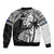 Custom New Zealand And Fiji Rugby 2024 Bomber Jacket Maori Kiwi With Fijian Palm Tree