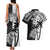 Custom New Zealand And Fiji Rugby 2024 Couples Matching Tank Maxi Dress and Hawaiian Shirt Maori Kiwi With Fijian Palm Tree