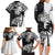 Custom New Zealand And Fiji Rugby 2024 Family Matching Long Sleeve Bodycon Dress and Hawaiian Shirt Maori Kiwi With Fijian Palm Tree