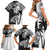 Custom New Zealand And Fiji Rugby 2024 Family Matching Short Sleeve Bodycon Dress and Hawaiian Shirt Maori Kiwi With Fijian Palm Tree