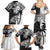 Custom New Zealand And Fiji Rugby 2024 Family Matching Summer Maxi Dress and Hawaiian Shirt Maori Kiwi With Fijian Palm Tree