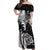 Custom New Zealand And Fiji Rugby 2024 Off Shoulder Maxi Dress Maori Kiwi With Fijian Palm Tree