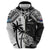 Custom New Zealand And Fiji Rugby 2024 Zip Hoodie Maori Kiwi With Fijian Palm Tree