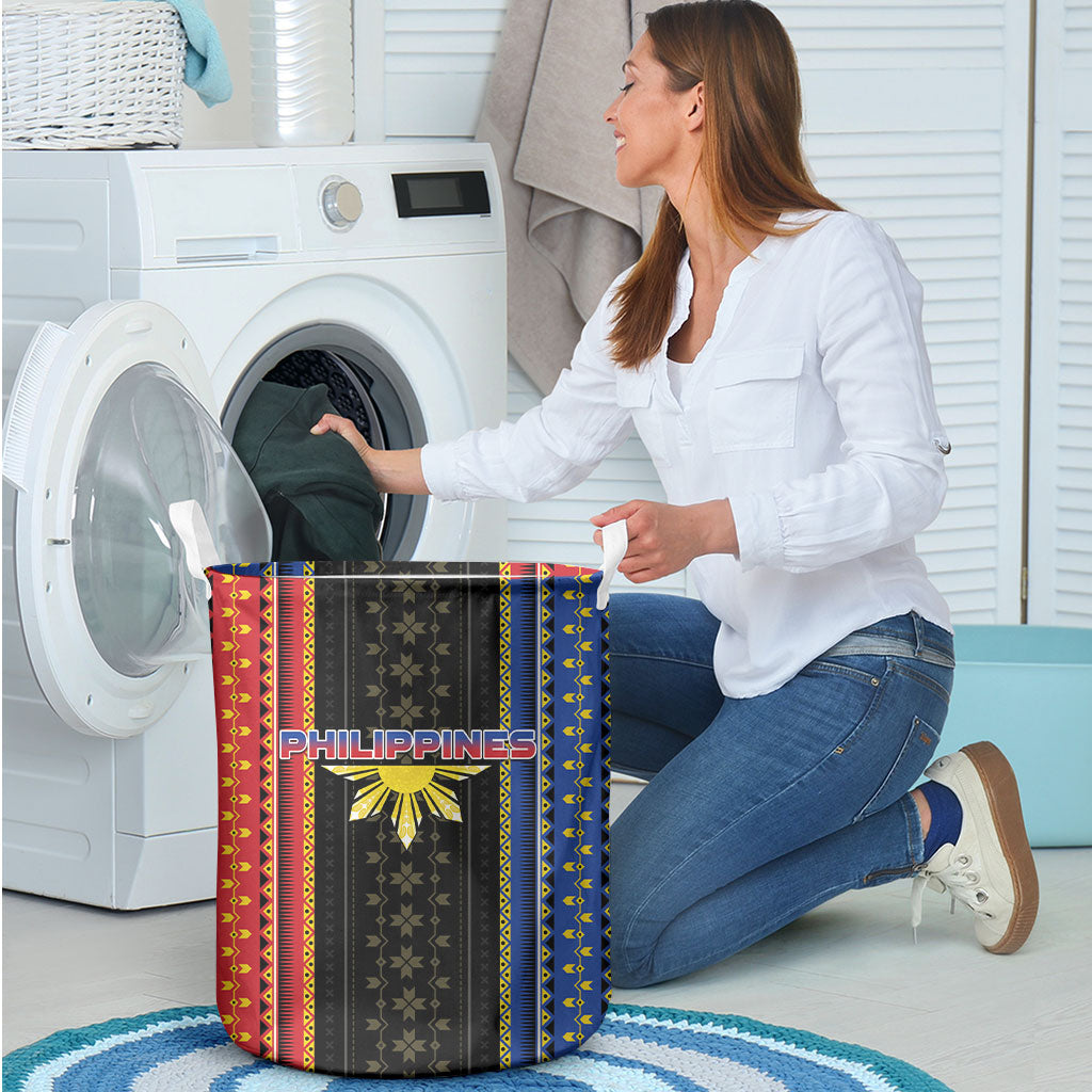 Philippines Filipinos Laundry Basket Igorot Tribal Inspiration Pattern Style
