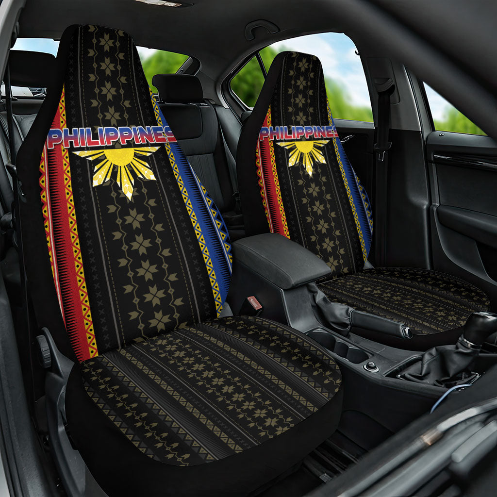 Philippines Filipinos Car Seat Cover Igorot Tribal Inspiration Pattern Style