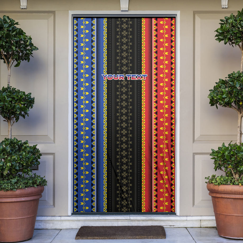 Personalised Philippines Filipinos Door Cover Igorot Tribal Inspiration Pattern Style