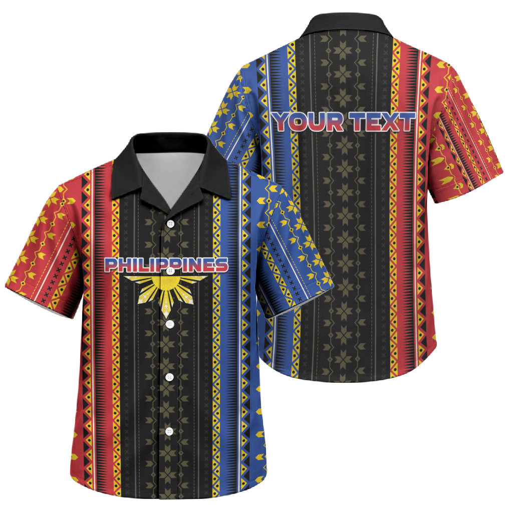 Personalised Philippines Filipinos Family Matching Summer Maxi Dress and Hawaiian Shirt Igorot Tribal Inspiration Pattern Style