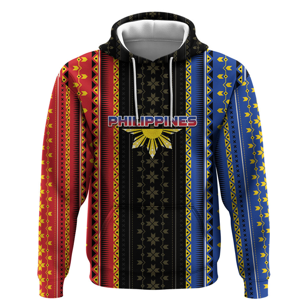 Personalised Philippines Filipinos Hoodie Igorot Tribal Inspiration Pattern Style