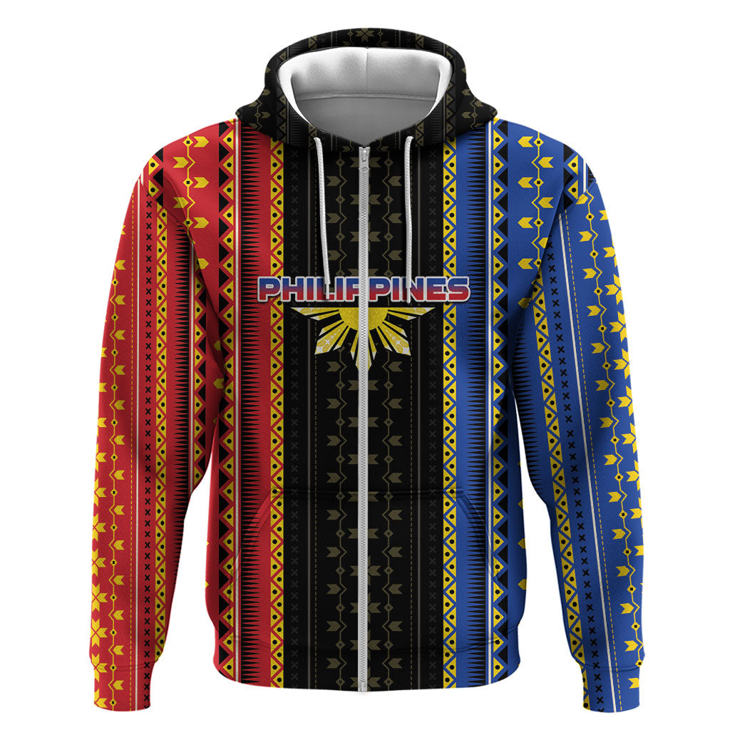 Personalised Philippines Filipinos Hoodie Igorot Tribal Inspiration Pattern Style