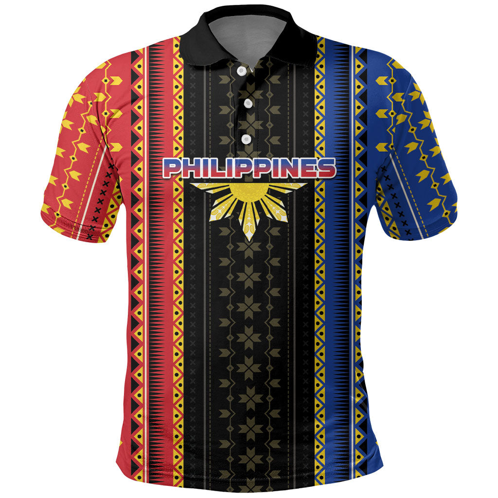 Personalised Philippines Filipinos Polo Shirt Igorot Tribal Inspiration Pattern Style