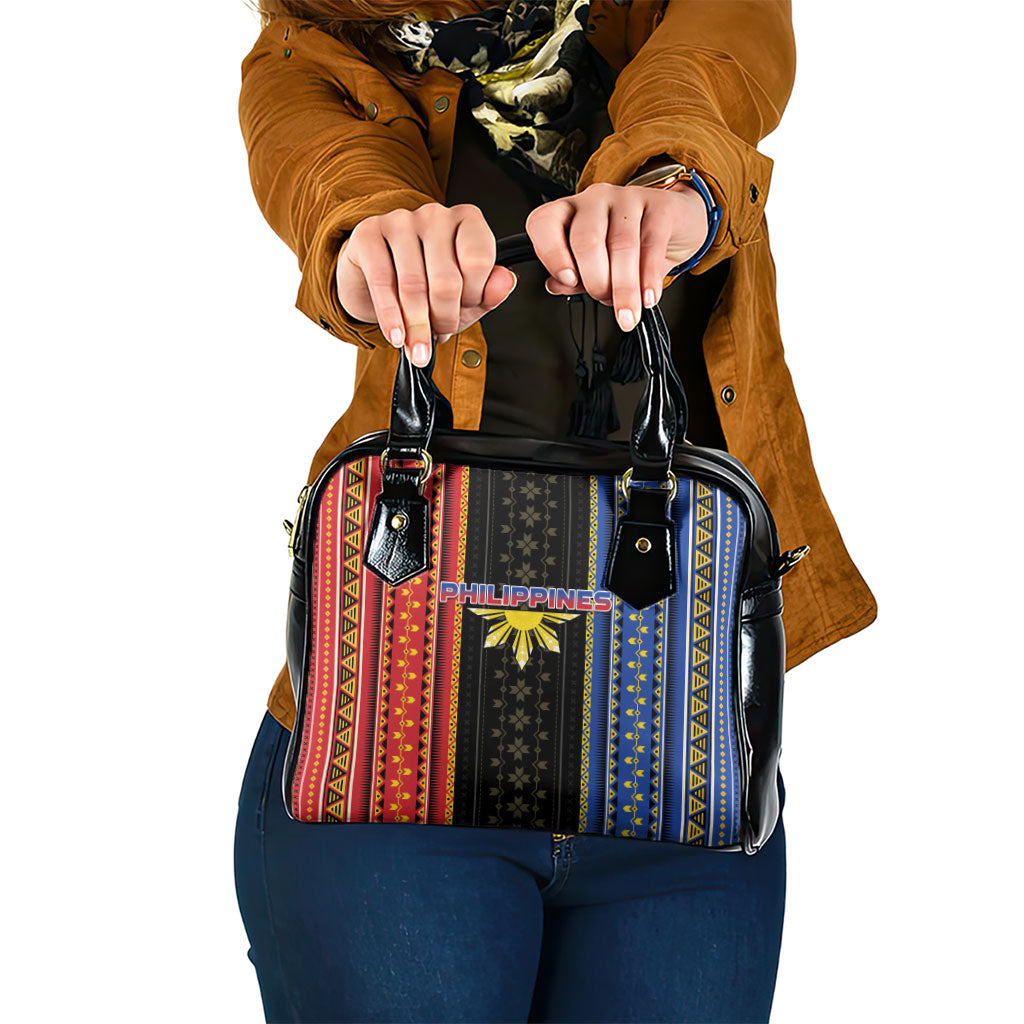 Philippines Filipinos Shoulder Handbag Igorot Tribal Inspiration Pattern Style