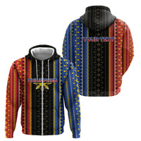Personalised Philippines Filipinos Zip Hoodie Igorot Tribal Inspiration Pattern Style