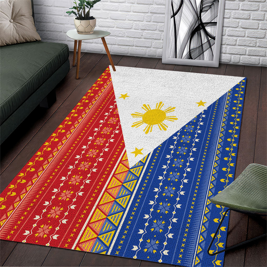Philippines Sun Area Rug Igorot Tribal Inspiration LT05 Colorful - Polynesian Pride