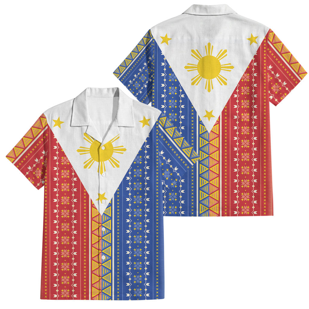 Philippines Sun Family Matching Summer Maxi Dress and Hawaiian Shirt Igorot Tribal Inspiration