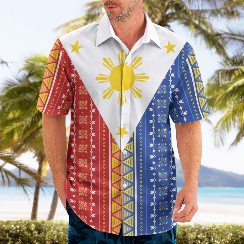 Philippines Sun Hawaiian Shirt Igorot Tribal Inspiration