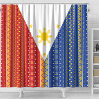 Philippines Sun Shower Curtain Igorot Tribal Inspiration