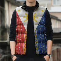 Philippines Sun Sleeveless Puffer Jacket Igorot Tribal Inspiration