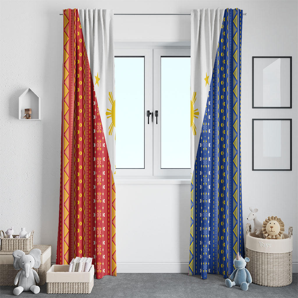 Philippines Sun Window Curtain Igorot Tribal Inspiration