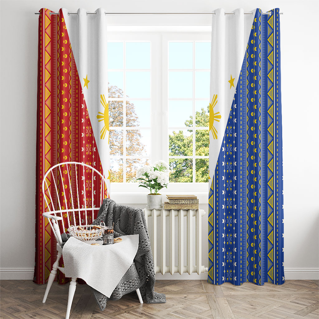 Philippines Sun Window Curtain Igorot Tribal Inspiration