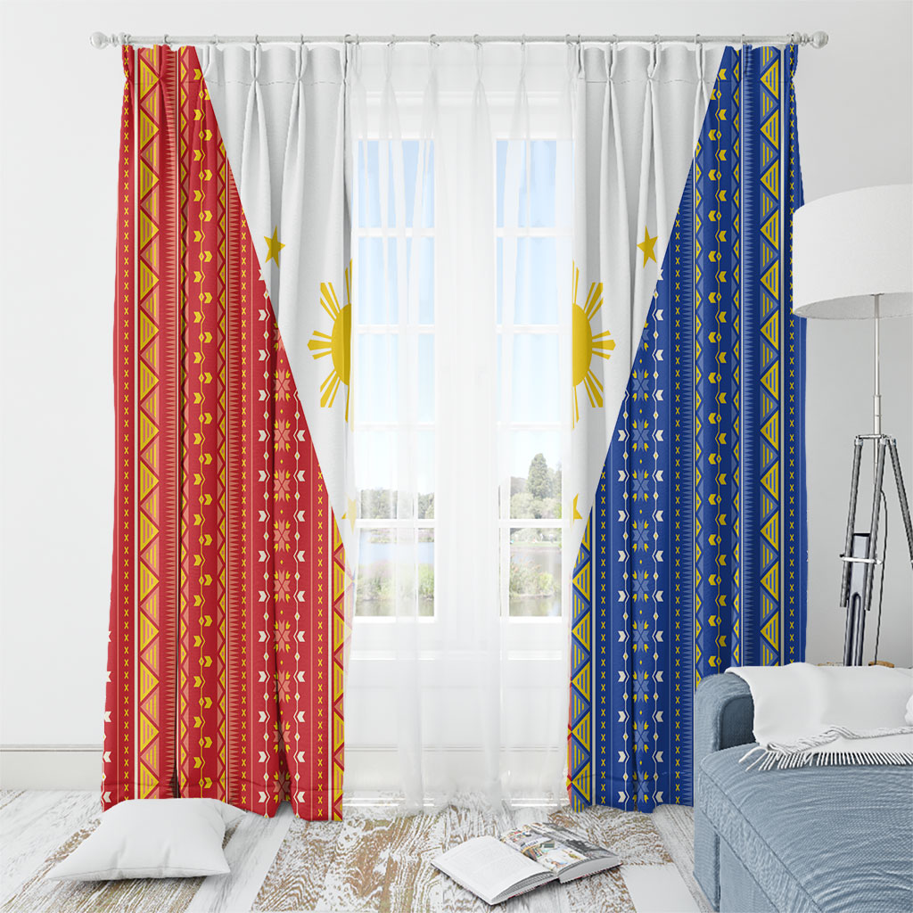 Philippines Sun Window Curtain Igorot Tribal Inspiration
