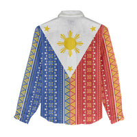 Philippines Sun Women Casual Shirt Igorot Tribal Inspiration
