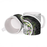 Piko Hawaii Ceramic Mug Polynesian Pattern With Maile Pikake Honohono Lei