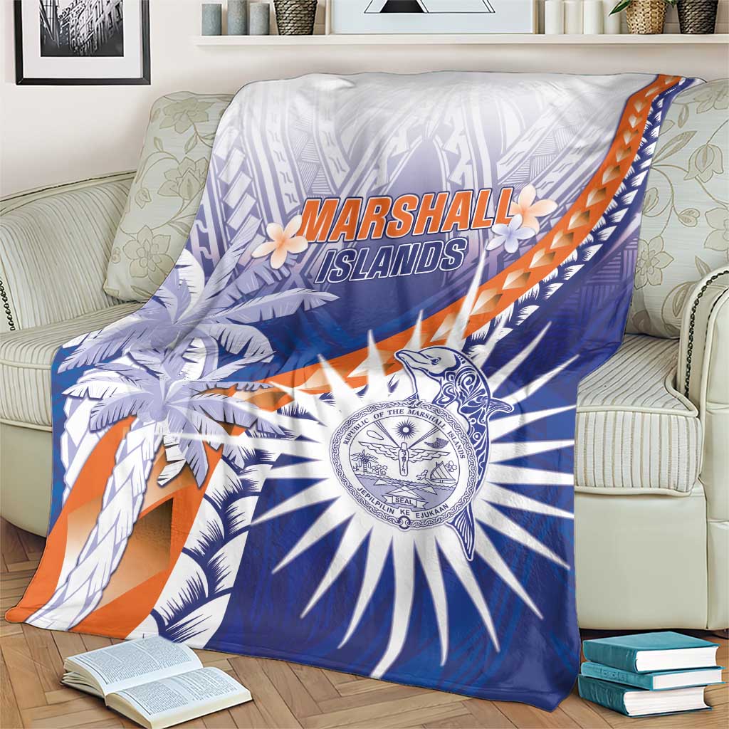 Marshall Islands Manit Day Blanket Polynesian Tribal Tattoo Tropical Style