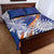 Marshall Islands Manit Day Quilt Bed Set Polynesian Tribal Tattoo Tropical Style