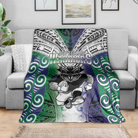 New Zealand Warrior Blanket Maori Tribal Pattern LT05 - Polynesian Pride
