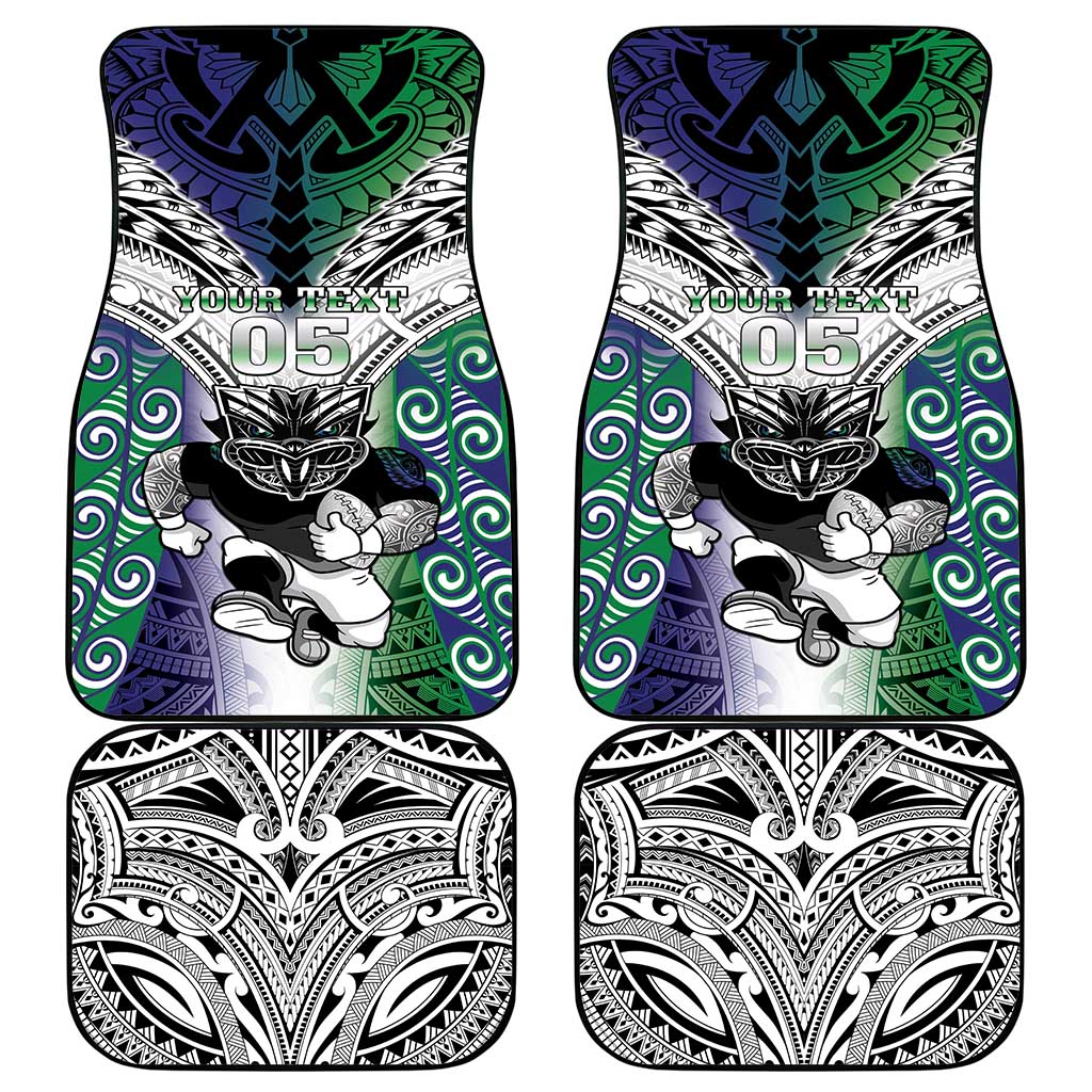 New Zealand Warrior Car Mats Maori Tribal Pattern LT05 - Polynesian Pride