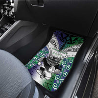 New Zealand Warrior Car Mats Maori Tribal Pattern LT05 - Polynesian Pride