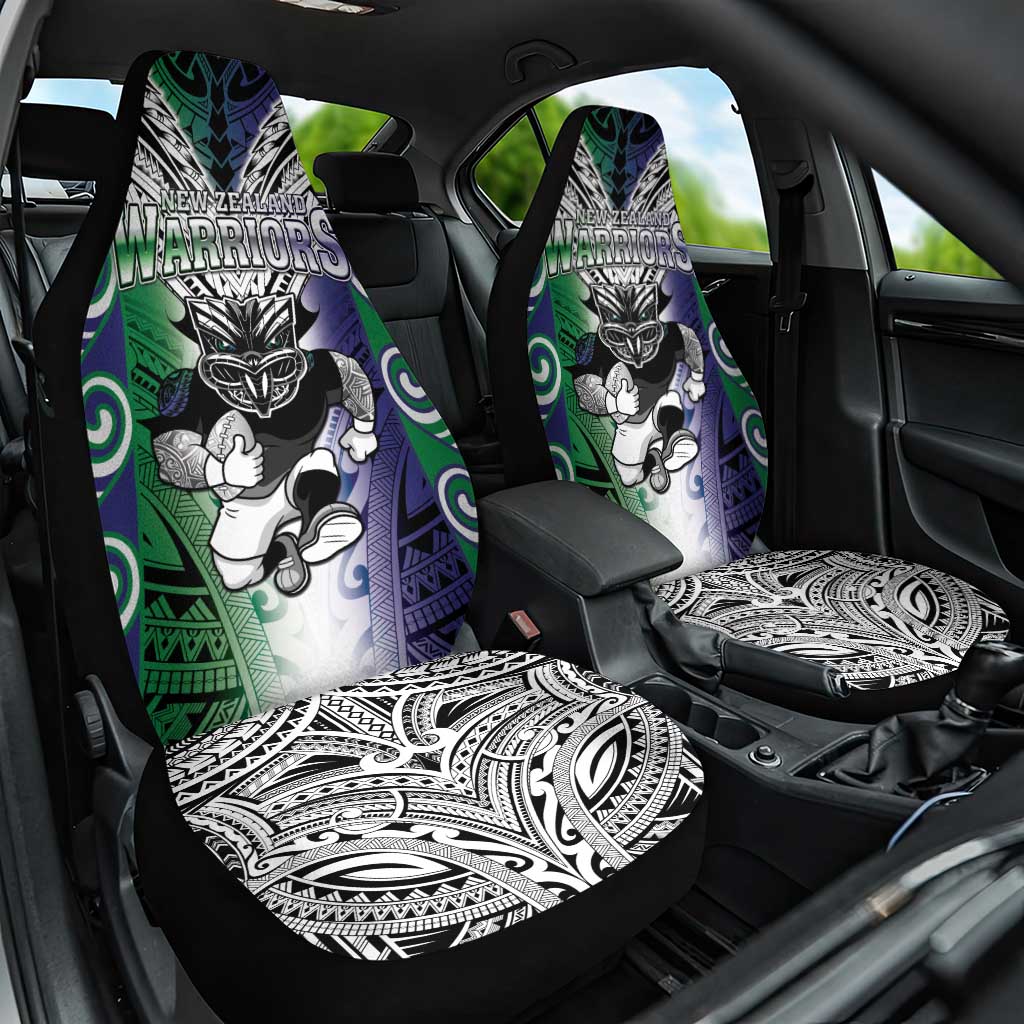 New Zealand Warrior Car Seat Cover Maori Tribal Pattern