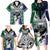 Custom New Zealand Warrior Family Matching Long Sleeve Bodycon Dress and Hawaiian Shirt Maori Tribal Pattern