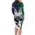 Custom New Zealand Warrior Family Matching Long Sleeve Bodycon Dress and Hawaiian Shirt Maori Tribal Pattern