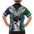 Custom New Zealand Warrior Family Matching Mermaid Dress and Hawaiian Shirt Maori Tribal Pattern