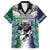 Custom New Zealand Warrior Family Matching Puletasi and Hawaiian Shirt Maori Tribal Pattern