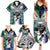 Custom New Zealand Warrior Family Matching Summer Maxi Dress and Hawaiian Shirt Maori Tribal Pattern