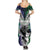 Custom New Zealand Warrior Family Matching Summer Maxi Dress and Hawaiian Shirt Maori Tribal Pattern