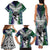 Custom New Zealand Warrior Family Matching Tank Maxi Dress and Hawaiian Shirt Maori Tribal Pattern