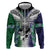 Custom New Zealand Warrior Hoodie Maori Tribal Pattern