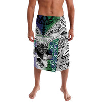 Custom New Zealand Warrior Lavalava Maori Tribal Pattern LT05 Green - Polynesian Pride