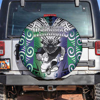 New Zealand Warrior Spare Tire Cover Maori Tribal Pattern LT05 Green - Polynesian Pride