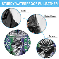 New Zealand Warrior Spare Tire Cover Maori Tribal Pattern LT05 - Polynesian Pride
