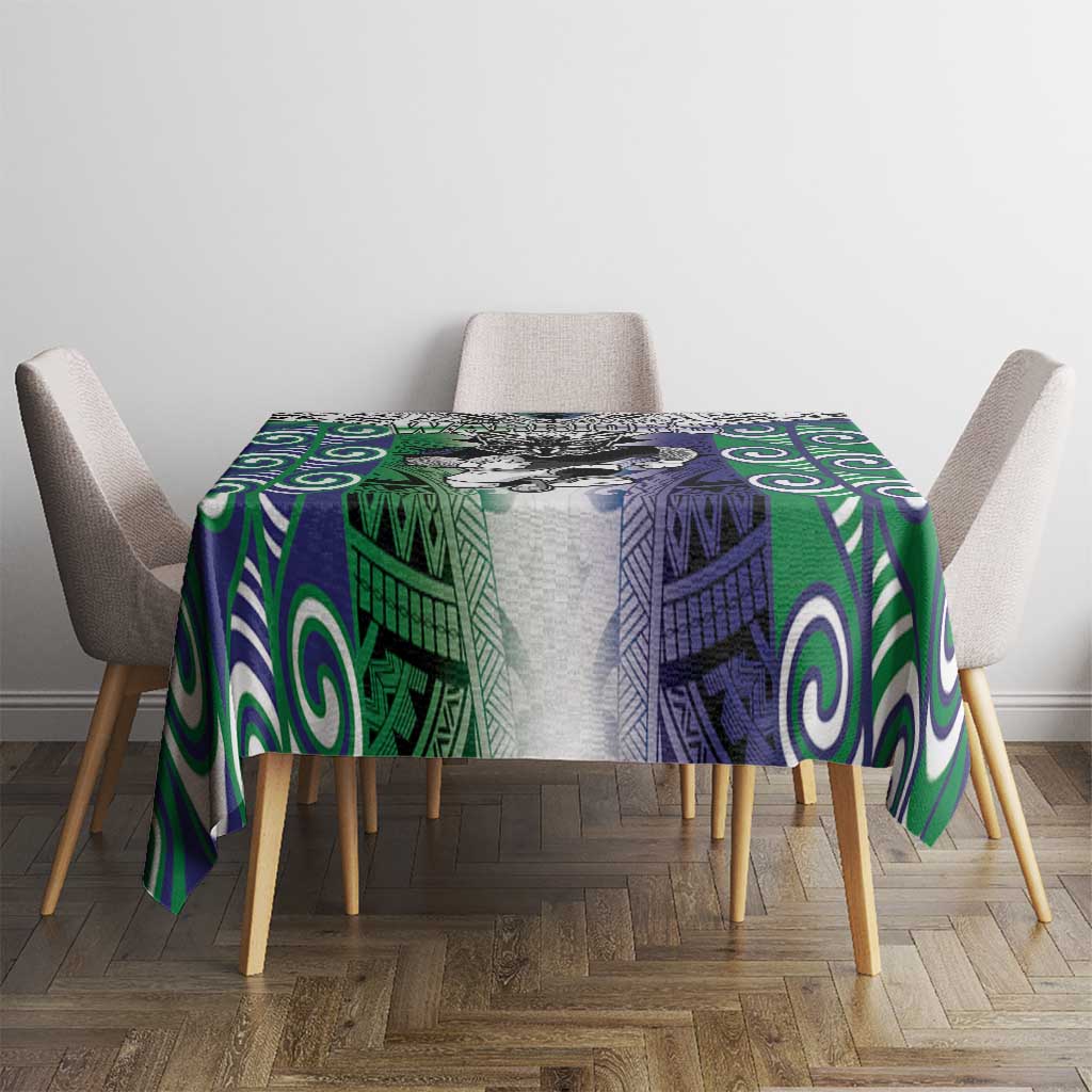New Zealand Warrior Tablecloth Maori Tribal Pattern LT05 - Polynesian Pride