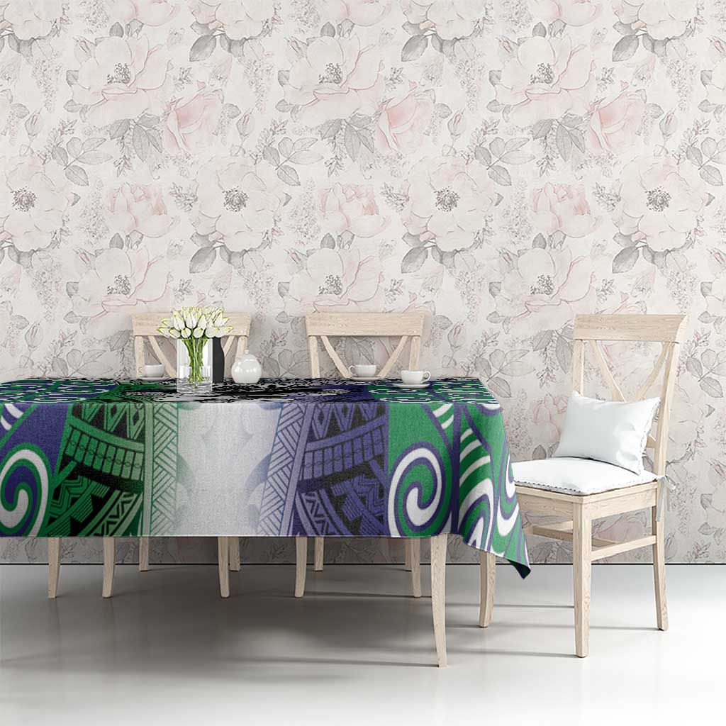 New Zealand Warrior Tablecloth Maori Tribal Pattern LT05 - Polynesian Pride